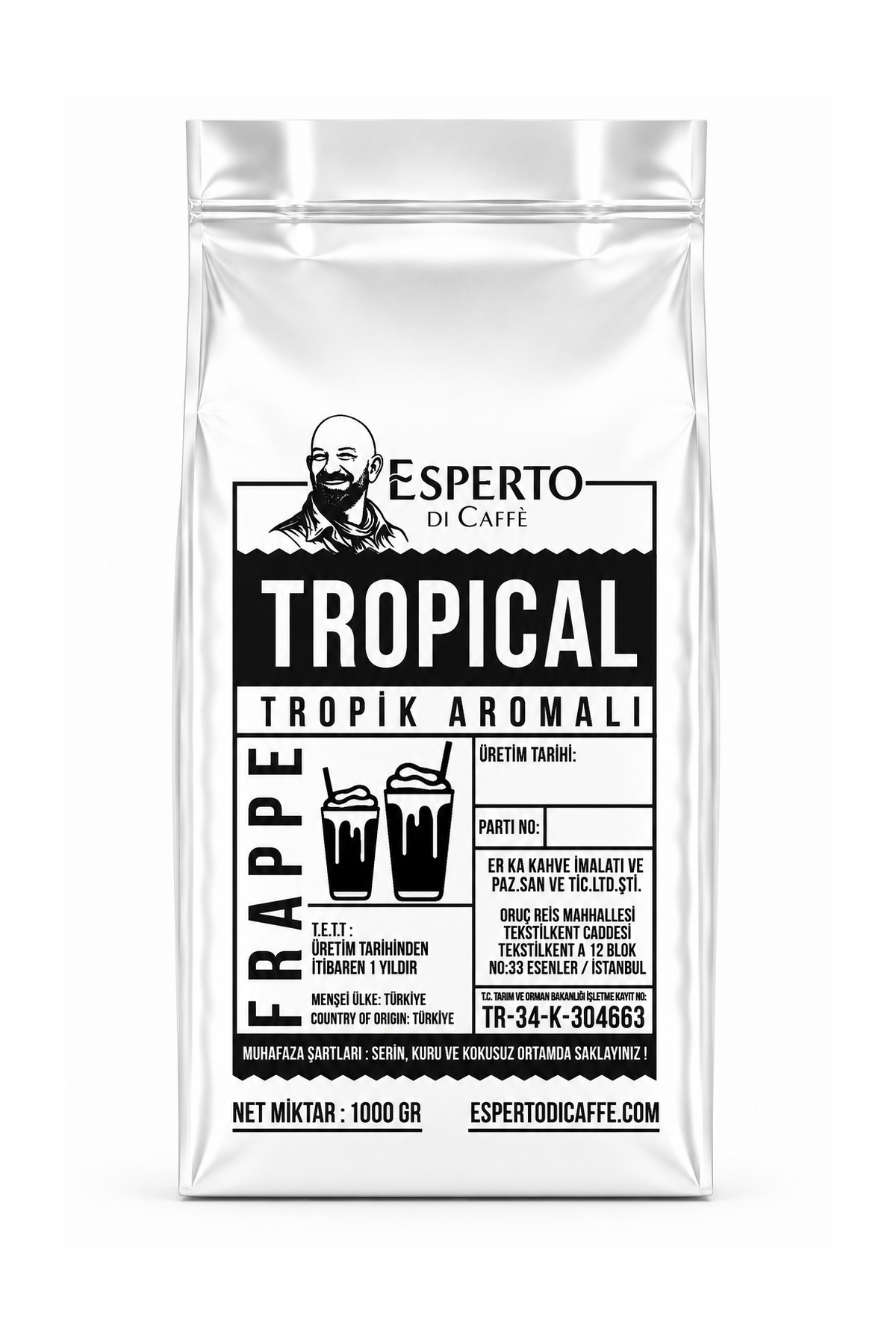 Esperto DiCaffe Smoothie Frappe Tropikal 1000g