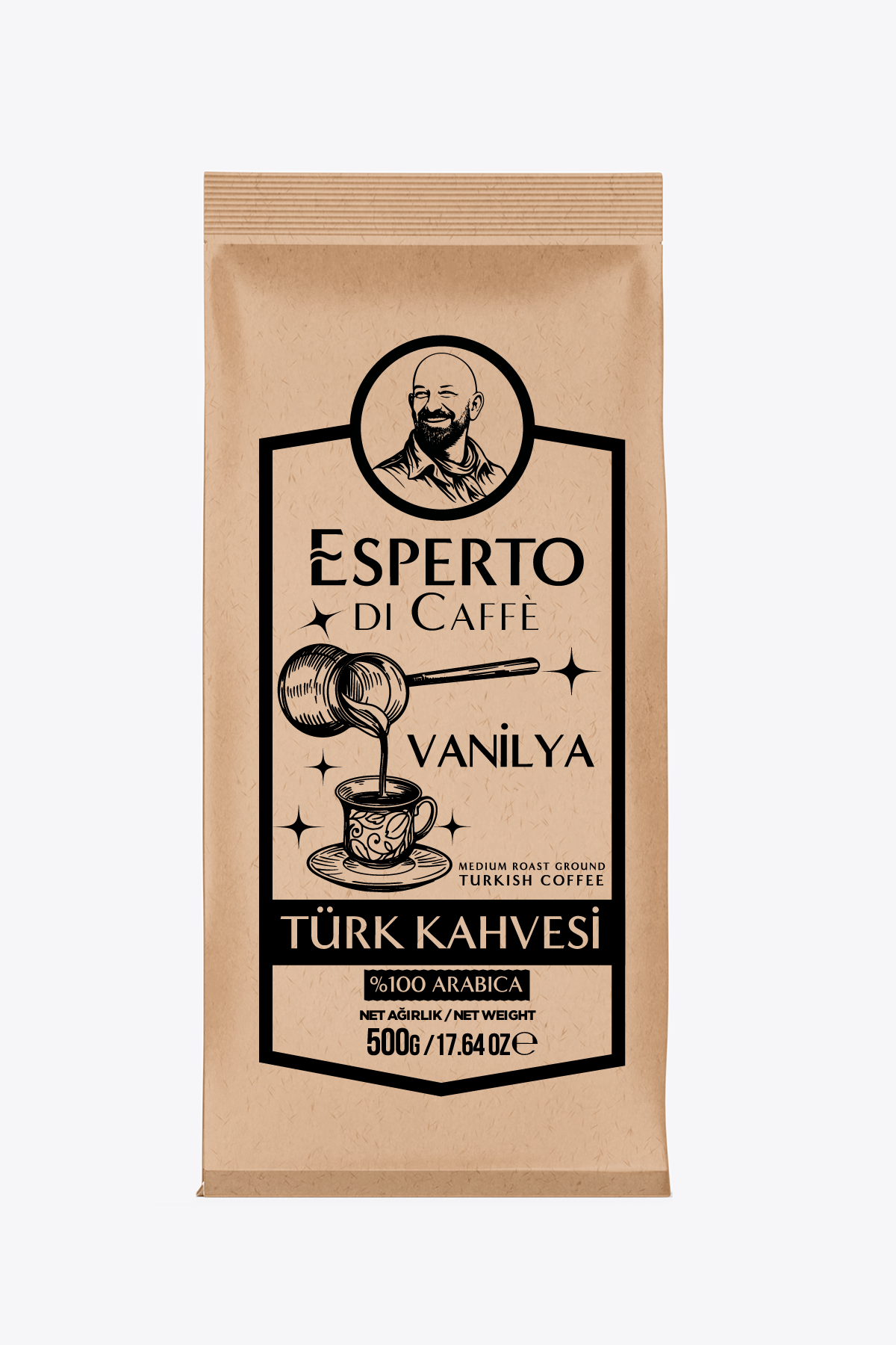 Esperto DiCaffe Aromalı Türk Kahvesi Vanilya 500g