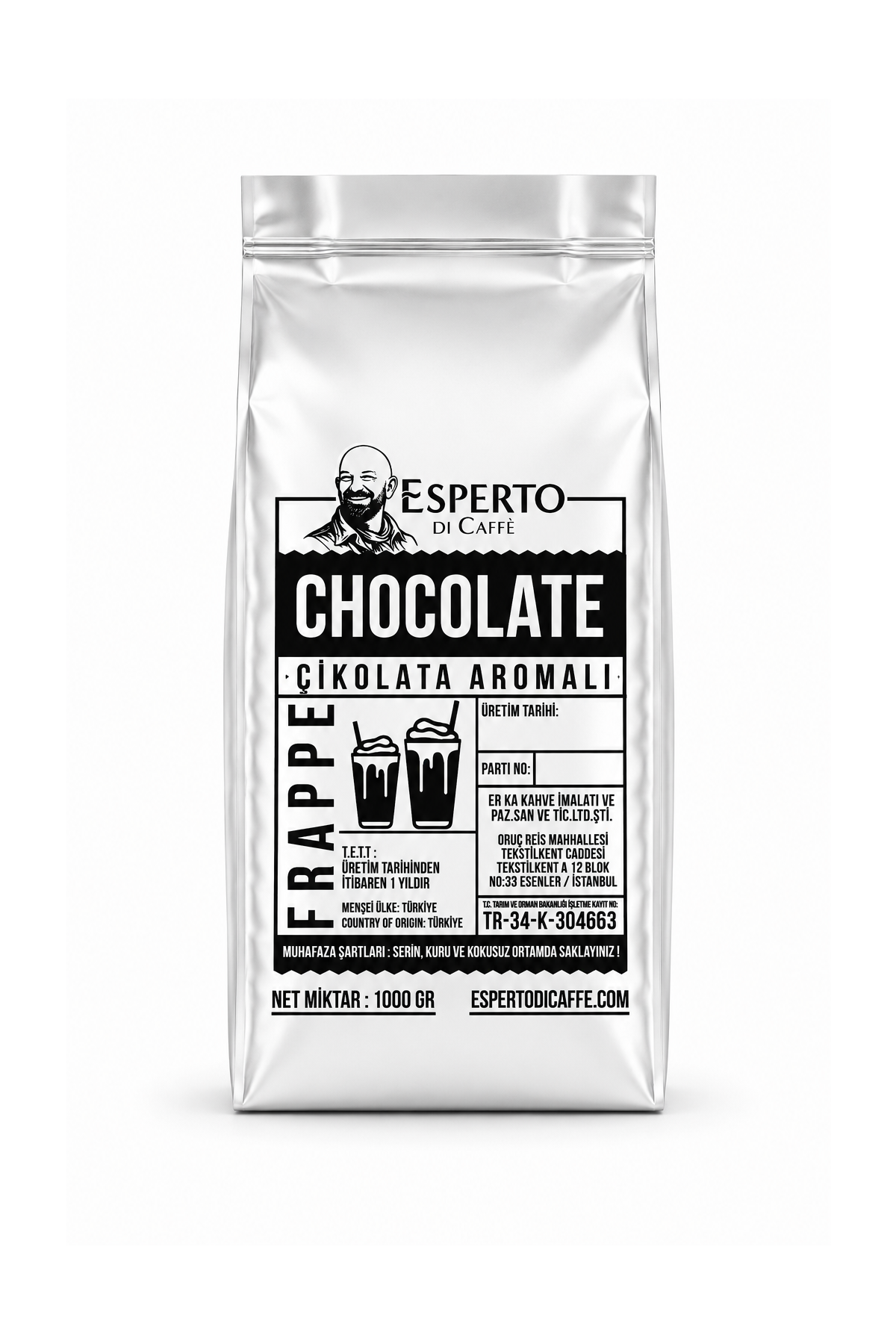 Esperto DiCaffe Smoothie Frappe Çikolata 1000g