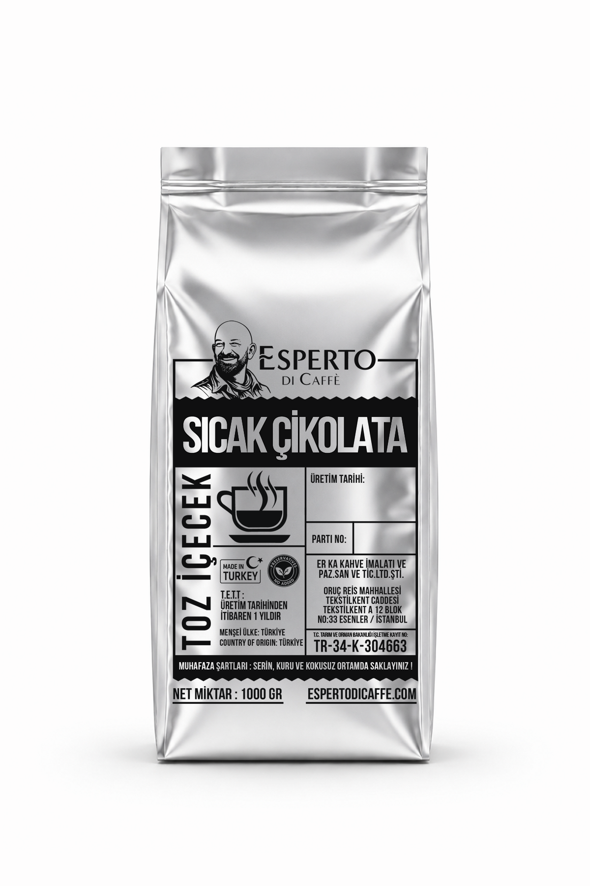 Esperto DiCaffe Sıcak Çikolata 1000g