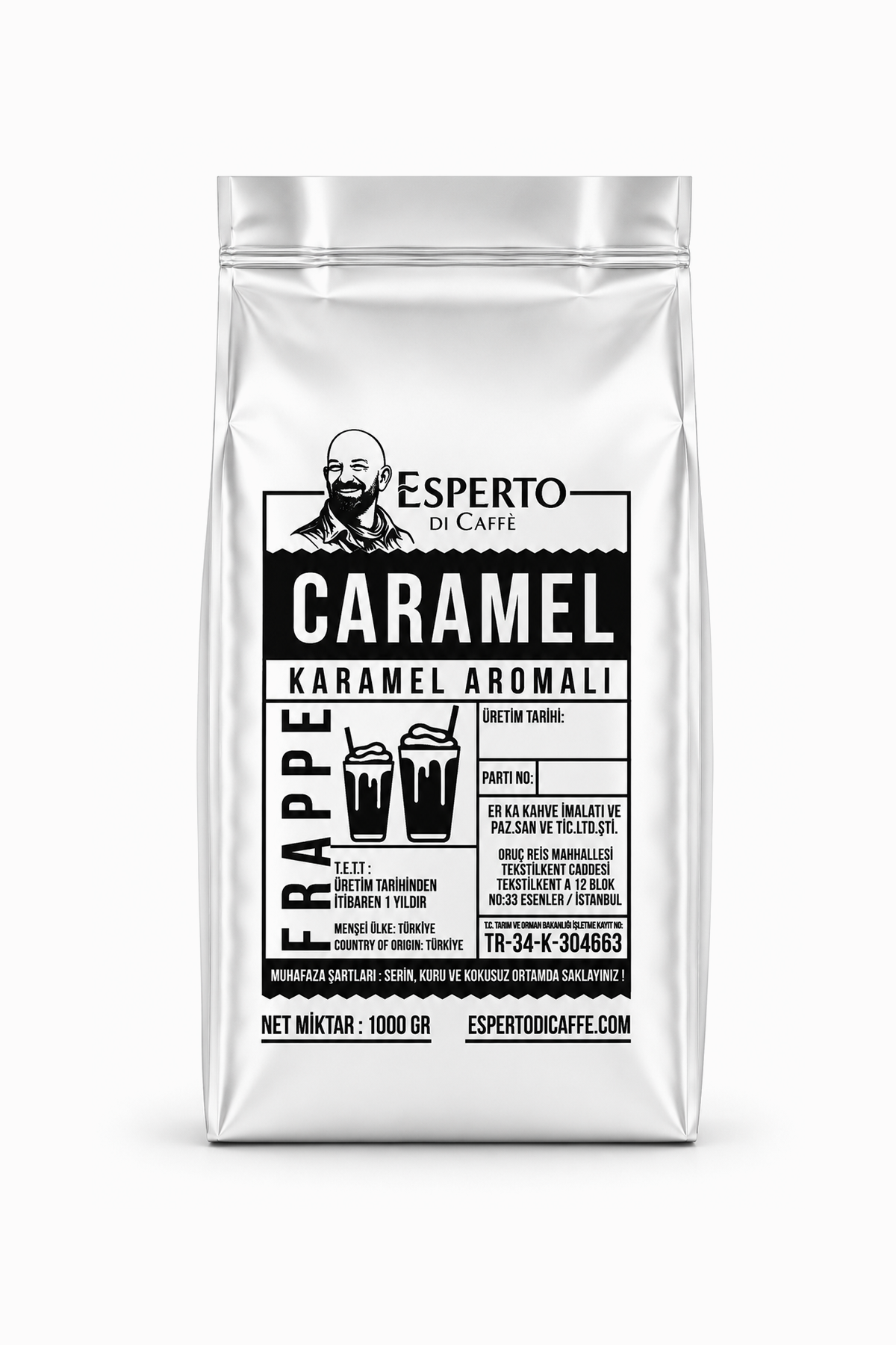 Esperto DiCaffe Smoothie Frappe Karamel 1000g