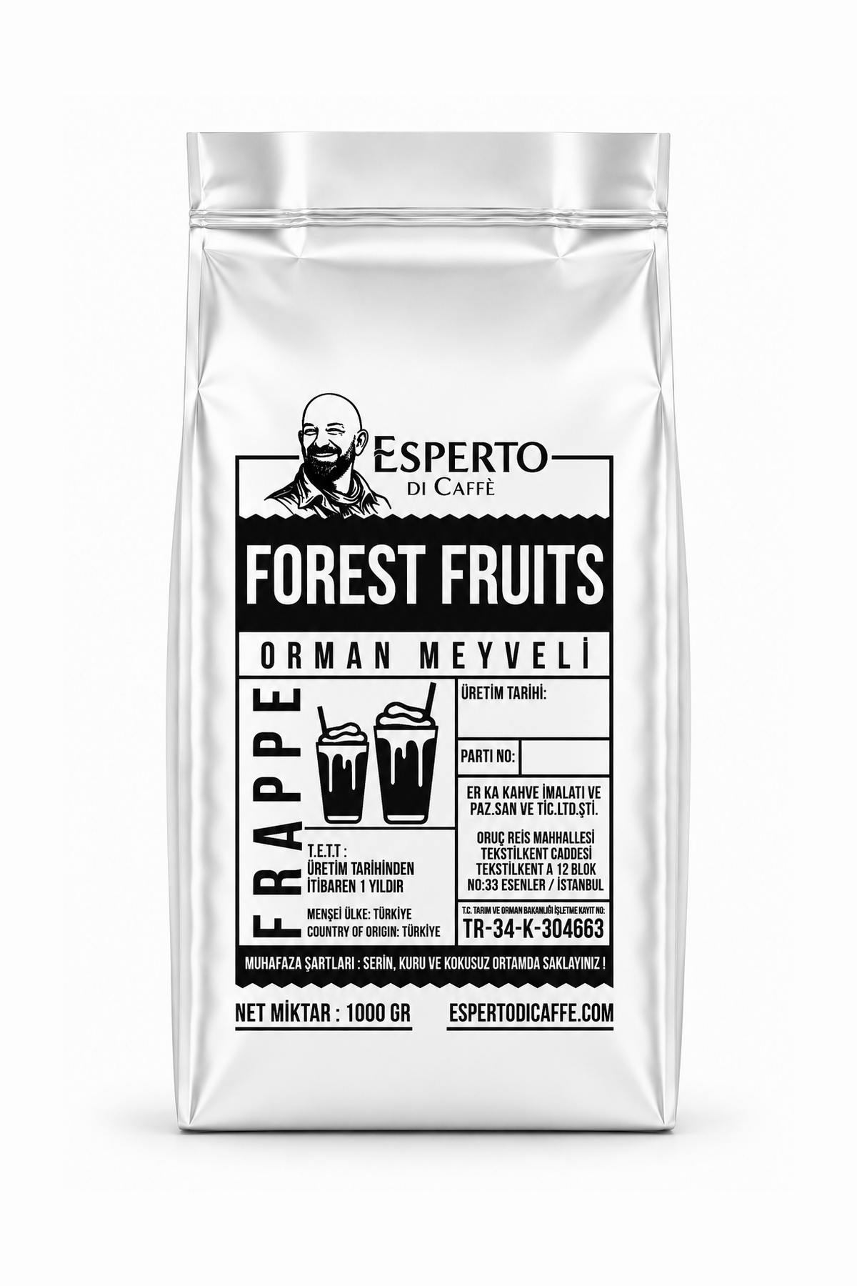 Esperto DiCaffe Smoothie Frappe Kırmızı Orman 1000g