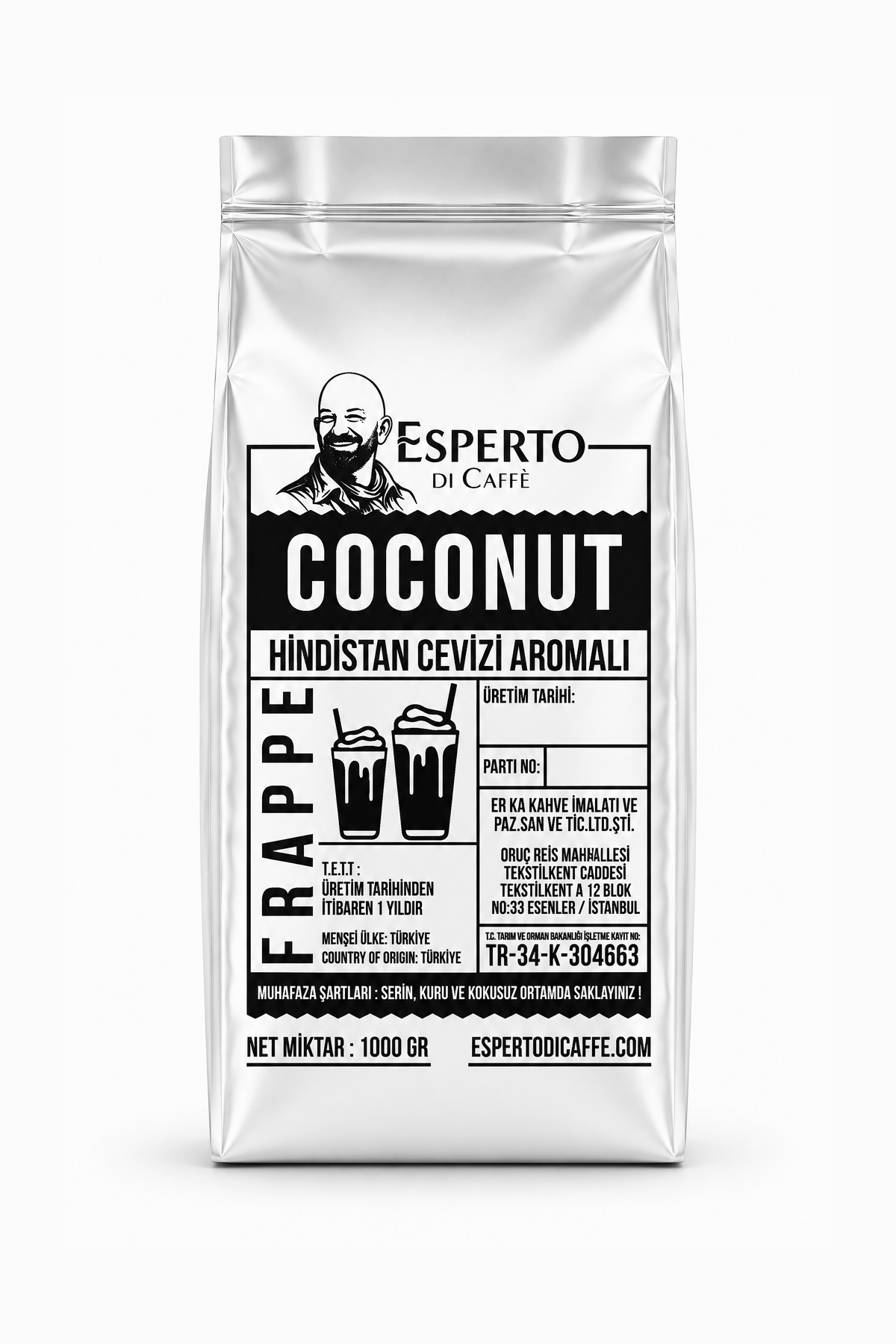Esperto DiCaffe Smoothie Frappe Hindistan Cevizi 1000g