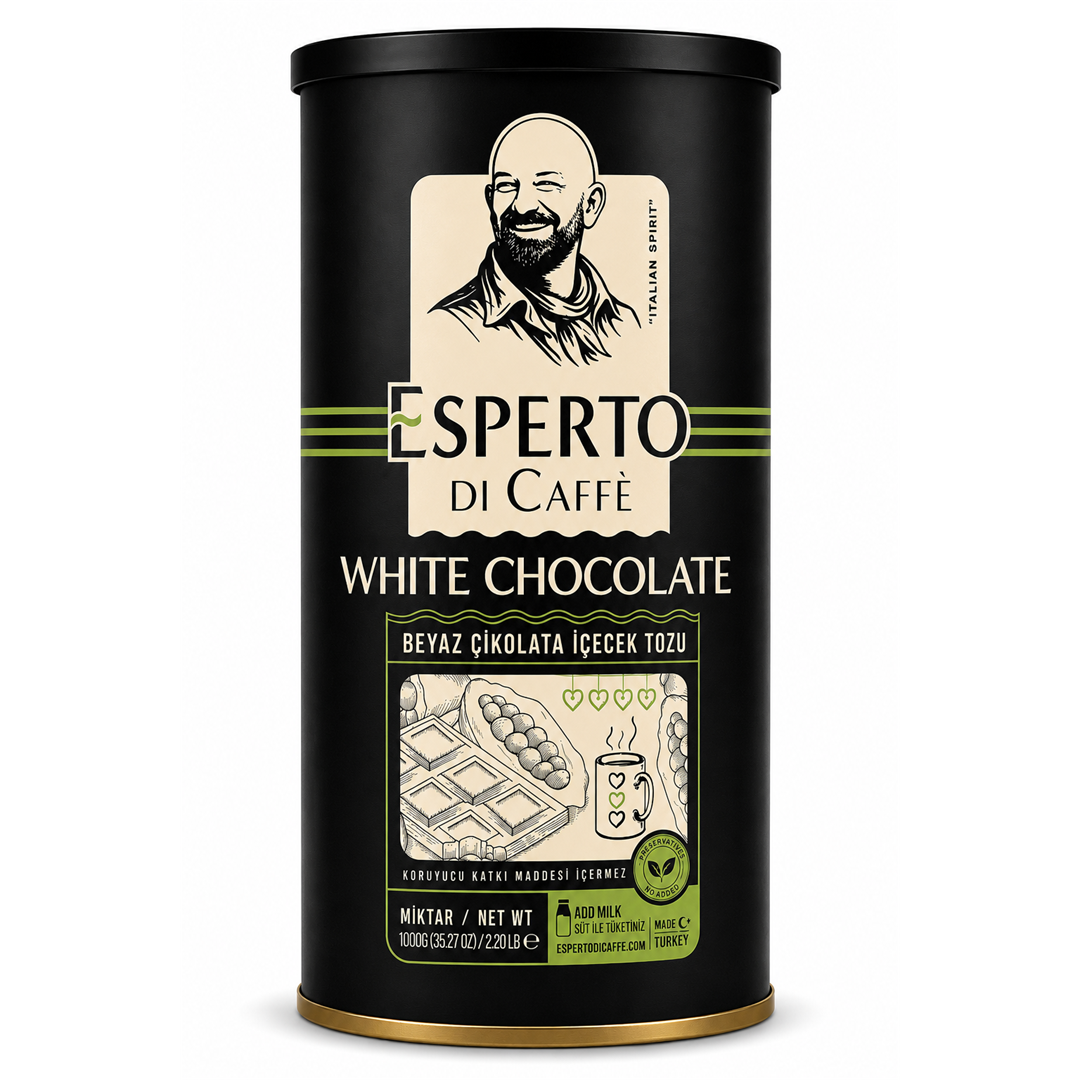 Esperto DiCaffe Beyaz Çikolata 1000g (Teneke)
