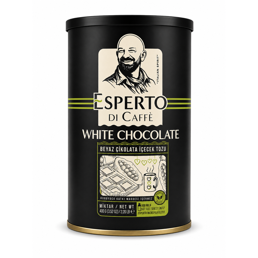 Esperto DiCaffe Beyaz Çikolata 400g (Teneke)