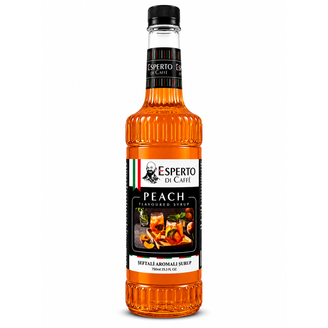 Şeftali Aromalı Şurup 750 ML